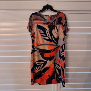 Vince Camuto Multicolor Abstract Dress